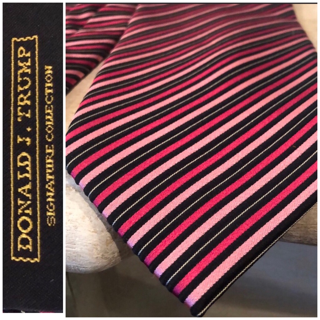 Donald J. Trump Worn Once 100% Silk Tie. Very Nice